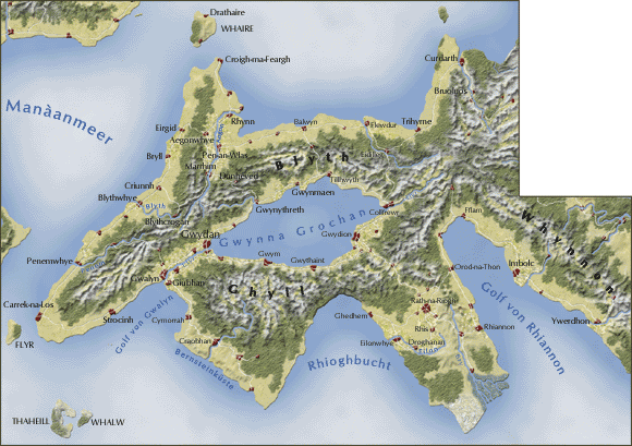 Karte von Aihlann