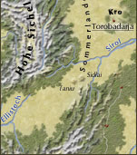 Karte der Dalreisteppe